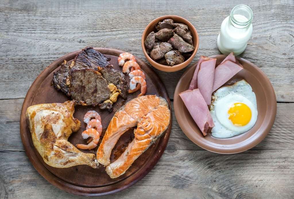 High protein diet for high cholesterol person.