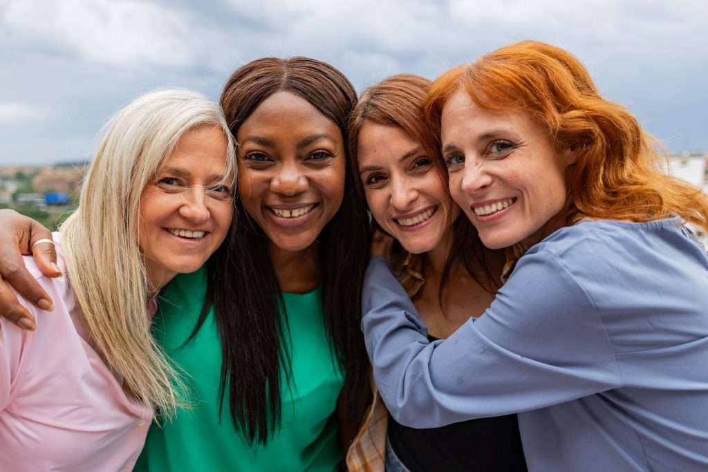 Group of women friends.