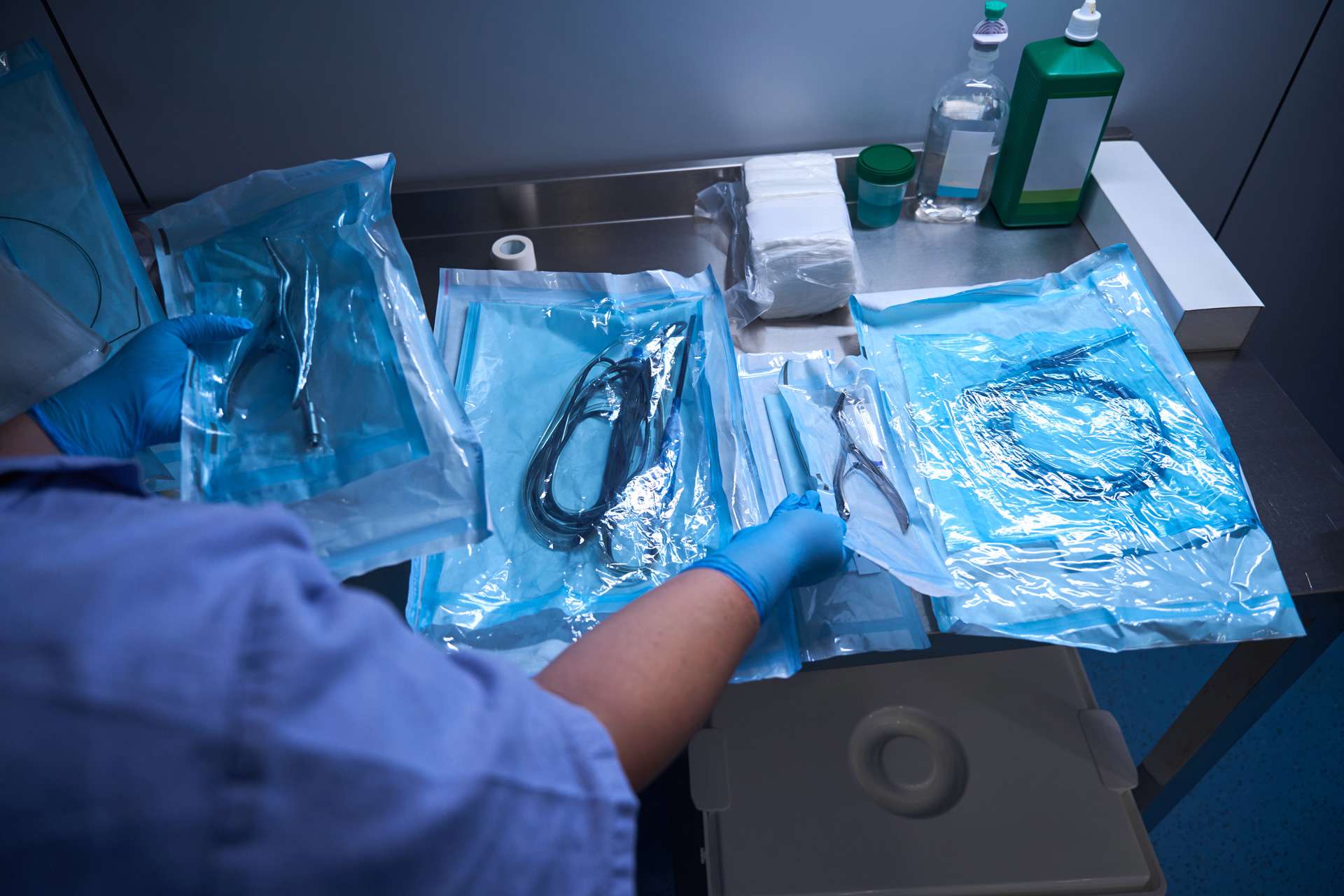 Minor procedure preparation.